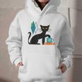 Cat Midcentury With Book And Coffee Atomic Age Mid Century Graphic Youth Hoodie Cat Midcentury With Book And Coffee Atomic Age Mid Century Graphic Youth Hoodie
