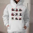 Cat Reading Books Lover Christmas Cat Lover Xmas Graphic Youth Hoodie