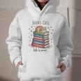 Cats Books Lover Men Women Graphic Youth Hoodie