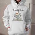 Chapter 50 Book Lovers & Readers 50th Birthday Wildflowers Graphic Youth Hoodie Chapter 50 Book Lovers & Readers 50th Birthday Wildflowers Graphic Youth Hoodie