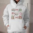 Christmas Book Lover Reading Reader Men Women Kids Xmas Graphic Youth Hoodie