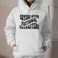 Crying Over Fictional Characters Book Lovers Graphic Youth Hoodie