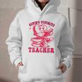 Cupid's Favorite Teacher Valentines Day Heart Book Lover Graphic Youth Hoodie