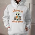 Cute Halloween Teacher Librarian Mummy Reading Books Graphic Youth Hoodie