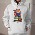 Cute Kawaii Kids Reading Books Glasses Red Panda Lover Graphic Youth Hoodie Cute Kawaii Kids Reading Books Glasses Red Panda Lover Graphic Youth Hoodie