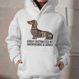 Dachshund Dog Dachshund Decor Books Nerds Dachshund Graphic Youth Hoodie