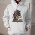 Dog Book Flower Graphic Youth Hoodie Dog Book Flower Graphic Youth Hoodie