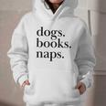 Dogs Books Naps Lovers Graphic Youth Hoodie Dogs Books Naps Lovers Graphic Youth Hoodie