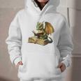 Dragon Bookworm Reading Book Graphic Graphic Youth Hoodie