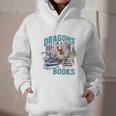 Easily Distracted By Dragons And Books Bookworm Graphic Youth Hoodie Easily Distracted By Dragons And Books Bookworm Graphic Youth Hoodie