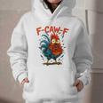 F-Caw-F Rooster F Awk F Chicken Coffee Romance Books Lover Graphic Youth Hoodie