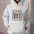 Floral Book There's No Such Thing As Too Many Book Lover Graphic Youth Hoodie