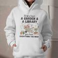 Gardening & Library Lover Books Reading Plants Cute Graphic Youth Hoodie Gardening & Library Lover Books Reading Plants Cute Graphic Youth Hoodie