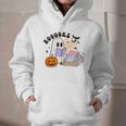 Ghost Reading Halloween Women Teacher Book Lover Graphic Youth Hoodie