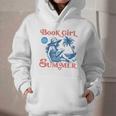 Girl Reading Book Summer Beach Vacation For Book Lover Graphic Youth Hoodie