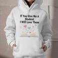 If You Give Me A Student I Will Love Them Book Magic Premium Tri-Blend Graphic Youth Hoodie