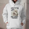 Great Pyrenees Dog Breed Life Is Better With Books And Great Graphic Youth Hoodie Great Pyrenees Dog Breed Life Is Better With Books And Great Graphic Youth Hoodie