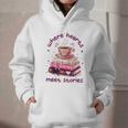 Where Hearts Groovy Meet Stories Coffee Books Valentines Day Graphic Youth Hoodie Where Hearts Groovy Meet Stories Coffee Books Valentines Day Graphic Youth Hoodie