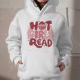 Hot Girls Read Book Lover Feminist Reader Premium Tri-Blend Graphic Youth Hoodie