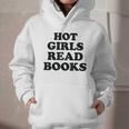 Hot Girls Read Books Lover Bookworm Librarian Book Reading Graphic Youth Hoodie