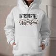 Introverted But Well-Read Book Lover Graphic Youth Hoodie