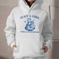 Just a Girl Who Loves Books Book Lover Bookish Graphic Youth Hoodie