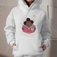 Just A Girl Who Loves Books Cute African American Afro Graphic Youth Hoodie