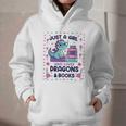 Just A Girl Who Loves Dragons And Books Lover Reading Book Graphic Youth Hoodie Just A Girl Who Loves Dragons And Books Lover Reading Book Graphic Youth Hoodie