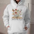 Just One More Chapter Open Book Flowers Graphic Youth Hoodie