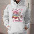 Librarian Books Are My Valentine Teacher Valentines Teach Graphic Youth Hoodie