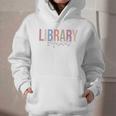 Library Squad Librarian Book Lover Bookworm Graphic Youth Hoodie