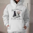 Life Better With 2 Cats Books Kitten Kitty Women Girls Kids Graphic Youth Hoodie