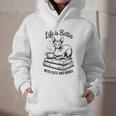 Life Is Better With Cats & Books Sphynx Cat Mom Women Graphic Youth Hoodie Life Is Better With Cats & Books Sphynx Cat Mom Women Graphic Youth Hoodie