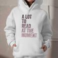A Lot To Read At The Moment Book Reader Retro Reading Graphic Youth Hoodie