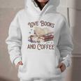Love Books And Coffee Books Reading Coffee Drinking Graphic Youth Hoodie Love Books And Coffee Books Reading Coffee Drinking Graphic Youth Hoodie