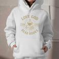 Love God Drink Coffee Read Books Lovers Vintage Christian Graphic Youth Hoodie Love God Drink Coffee Read Books Lovers Vintage Christian Graphic Youth Hoodie