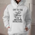 Off To The Bookstore Reading Bookworm Graphic Youth Hoodie