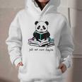 Panda Reading Chapter Books Graphic Youth Hoodie