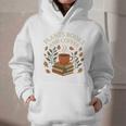 Plants Books And Coffee Nature Leaves Reading Book Lover Premium Tri-Blend Graphic Youth Hoodie