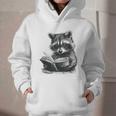 Raccoon With Book Cute Raccoons Reading Books Graphic Youth Hoodie Raccoon With Book Cute Raccoons Reading Books Graphic Youth Hoodie