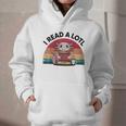 I Read Alotl Axolotl Retro Reading Books Lover Vintage Graphic Youth Hoodie I Read Alotl Axolotl Retro Reading Books Lover Vintage Graphic Youth Hoodie