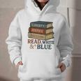 Read Blue Liberty Books July 4th Independence Graphic Youth Hoodie Read Blue Liberty Books July 4th Independence Graphic Youth Hoodie