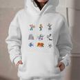 Read Book Characters I Can Do Hard Things Back To School Graphic Youth Hoodie