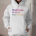 Read Books Be Kind Stay Weird Book Lover Premium Tri-Blend Graphic Youth Hoodie