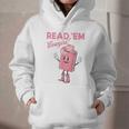 Read 'Em Western Cowgirl Retro Groovy Reading Books Graphic Youth Hoodie Read 'Em Western Cowgirl Retro Groovy Reading Books Graphic Youth Hoodie