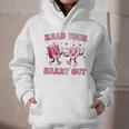 Read Your Heart Out Teacher Valentine Book Graphic Youth Hoodie Read Your Heart Out Teacher Valentine Book Graphic Youth Hoodie