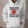 Read Your Heart Out Teacher Valentines Book Lover Graphic Youth Hoodie Read Your Heart Out Teacher Valentines Book Lover Graphic Youth Hoodie