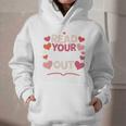 Read Your Heart Out Teacher Valentines Day Reading Book Love Graphic Youth Hoodie Read Your Heart Out Teacher Valentines Day Reading Book Love Graphic Youth Hoodie