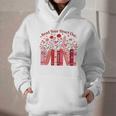 Read Your Heart Out Teacher Valentines Day Reading Book Graphic Youth Hoodie