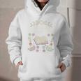 Well Read Woman Literature Quote Celestial Book Floral Graphic Youth Hoodie
